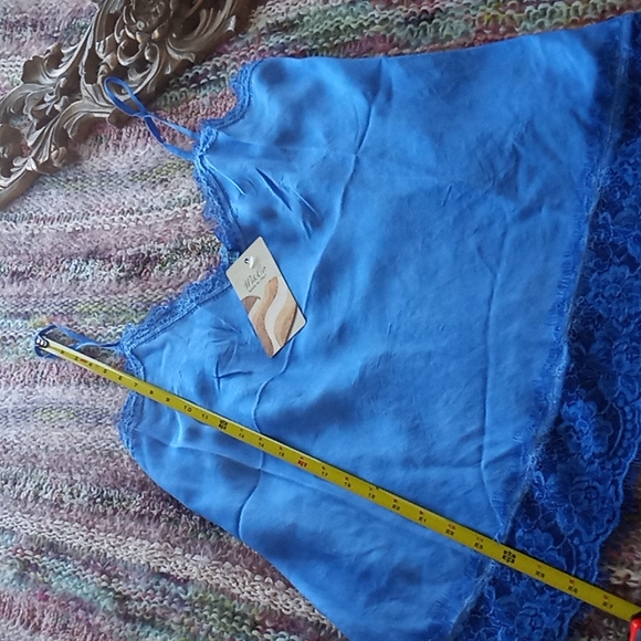 New RAYON Italian romantic lacy cami top by WI & CO J186 - Picture 9 of 10